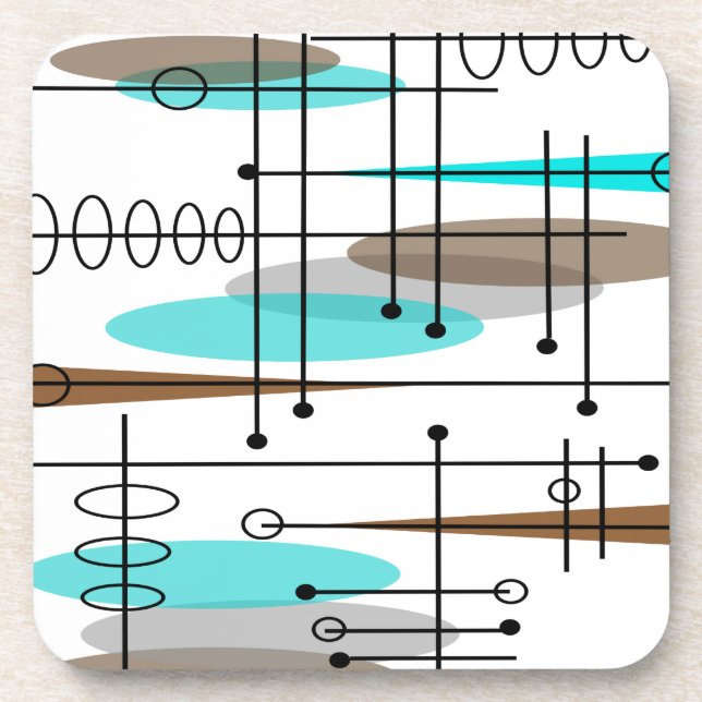 Porta-copo Design de século 13 inspirado na era atômica (Frente)