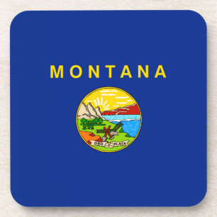 Porta-copo Design de Sinalizador do Estado de Montana