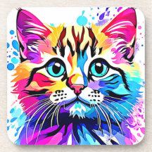 Design de Vibes do Gatinho vívido