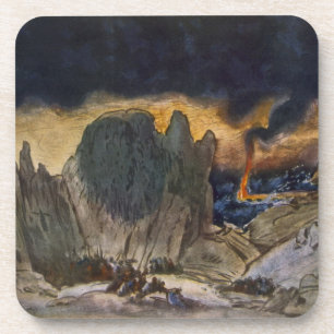 Porta-copo Design do cenário de Phedre, 1917 (litho da cor)
