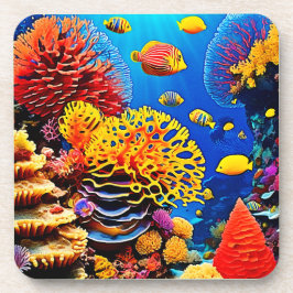 Porta-copo Design do Jardim Submarino