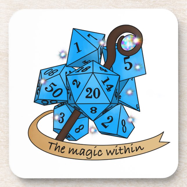 Porta-copo Design do Sorcerer Dice (Frente)