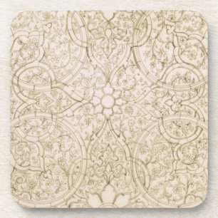 Porta-copo Design do teto para a sala da pérola, em Isfahan,