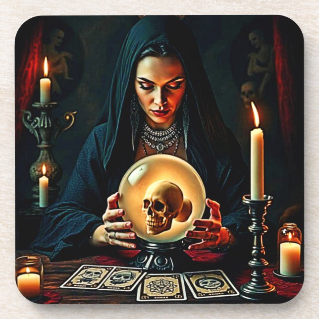 Porta-copo Design dos Segredos Proibidos do futuro (Frente)