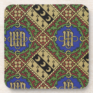 Porta-copo Design eclesiástico do papel de parede do