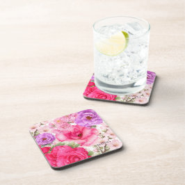 Porta-copo Design Floral Personalizado