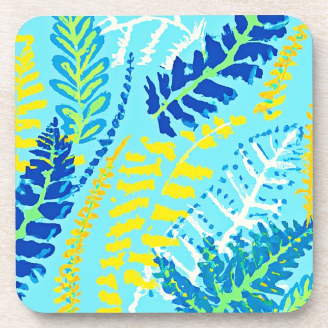 Porta-copo Design Floral vibrante (Frente)