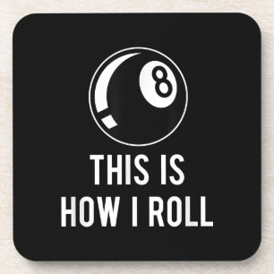 Porta-copo Design Funny Billiards Para Jogadores De Piscina R