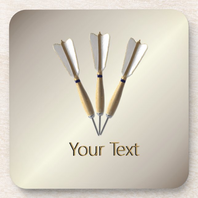 Porta-copo Design Monogramas Darts (Frente)