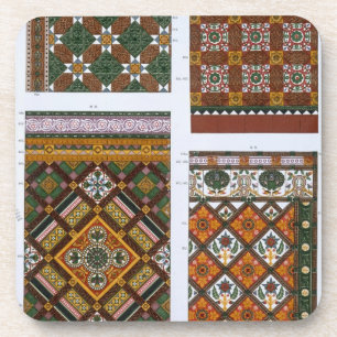 Porta-copo Design para o Majolica e azulejos esmaltados para