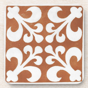 Porta-copo Design Vermelho Vintage - Arte Celta Irlandesa