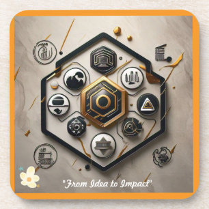 Porta-copo "Designs Evolutivos de Tecnologia"