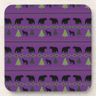 Porta-copo Designs nativos americanos