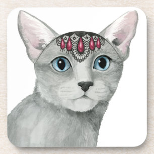 Porta-copo Desligar Cat  Bejeweled