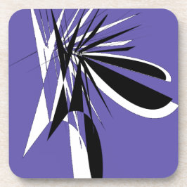 Porta-copo Dessous de Verre Violet au Design Graphique Modern