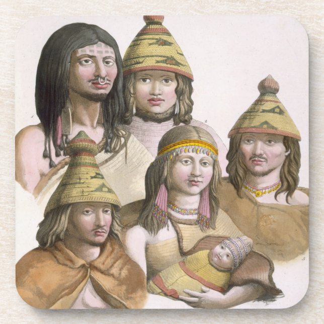 Porta-copo Detalhes de mantilhas em América noroeste (colo (Frente)