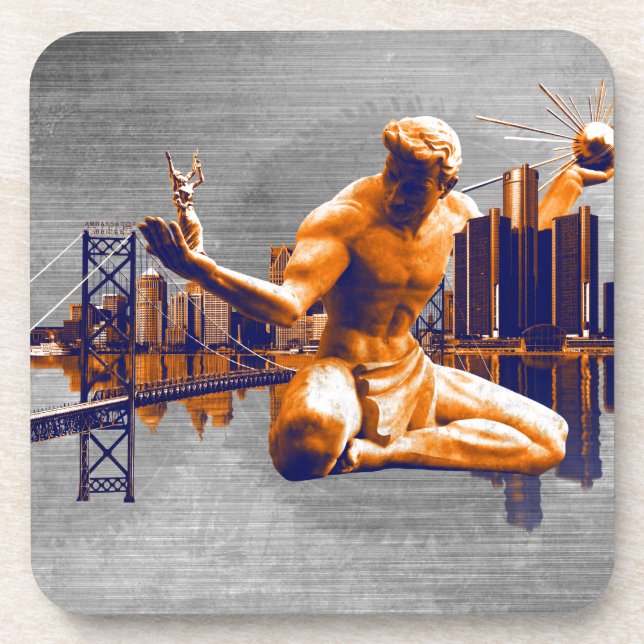 Porta-copo Detroit City (Frente)