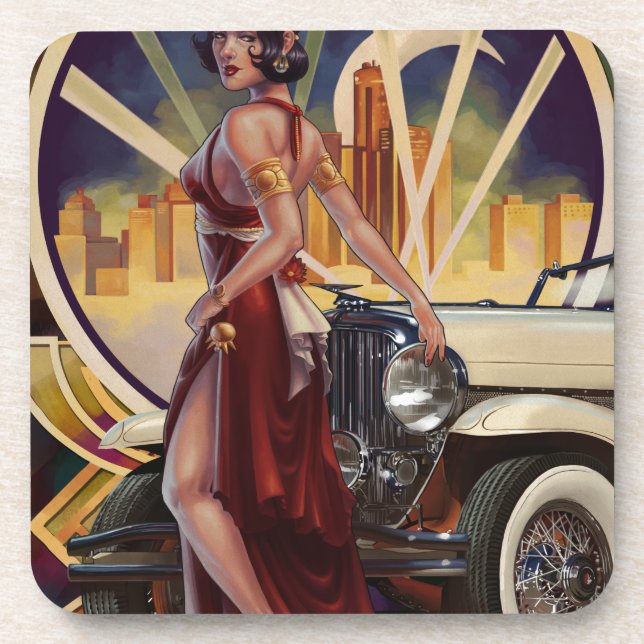 Porta-copo Detroit, Michigan | Motor City (Frente)