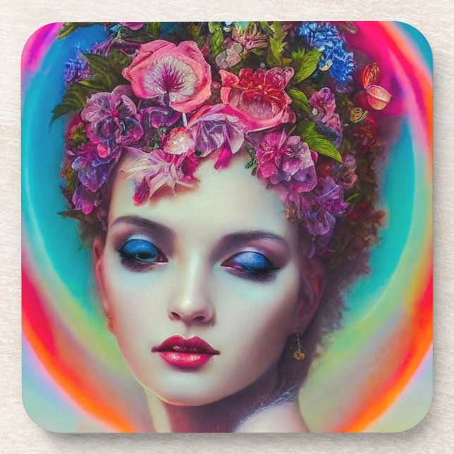 Porta-copo Deusa Flor (Frente)