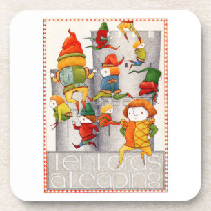 Porta-copo Dez Senhores Saltando Hard Plastic Coasters