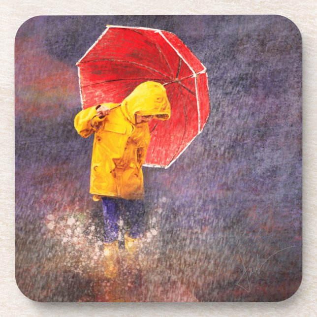 Porta-copo Dia chuvoso (Frente)