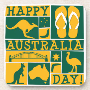 Porta-copo Dia da Austrália