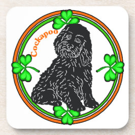 Porta-copo Dia de São Patrício de Cockapoo