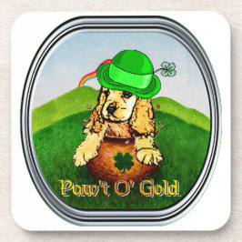 Porta-copo Dia de São Patrício do Cocker Spaniel