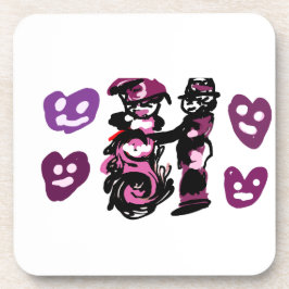 Porta-copo dia dos namorados amor roxo