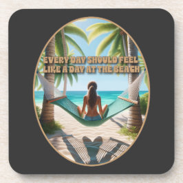 Porta-copo Dia na praia