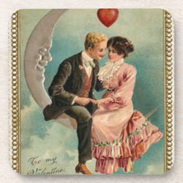 Porta-copo dias de os namorados vitorianos