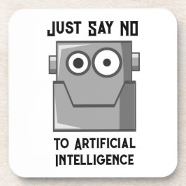 Porta-copo Diga Não à Inteligência Artificial