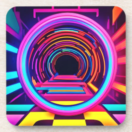 Porta-copo Dimensões do Túnel Neon