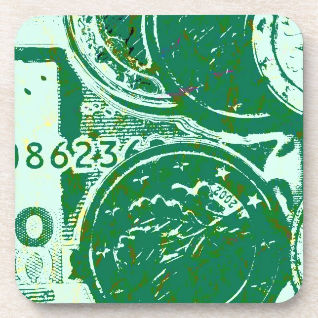 Porta-copo Dinheiro verde (Frente)
