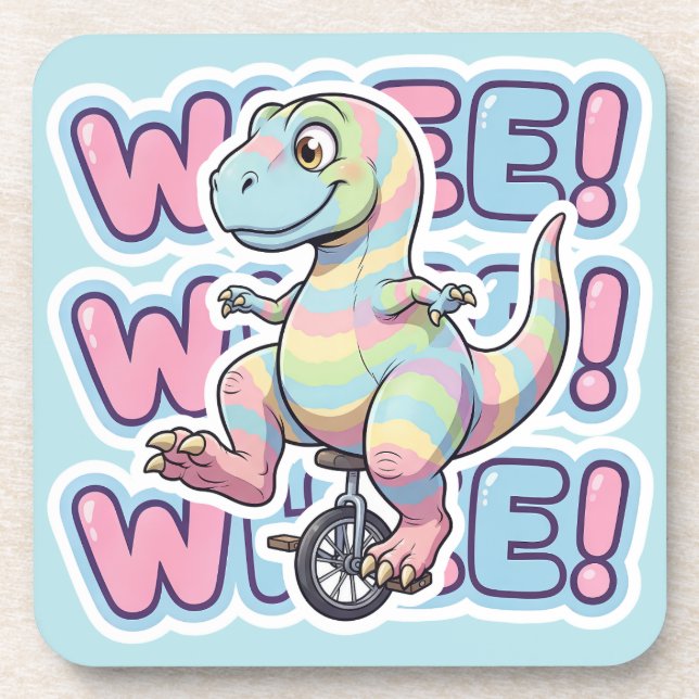 Porta-copo Dinossauro, Rodou!!! (Frente)