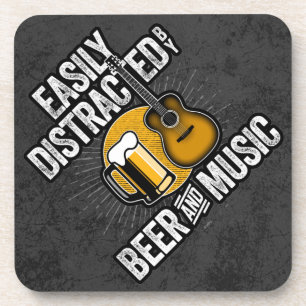 Porta-copo Distração fácil de cerveja e música