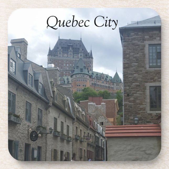 Porta-copo Distrito Histórico na cidade de Quebec (Frente)