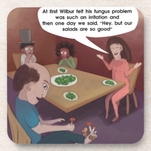 Porta-copo DivertidoGuy ToedStools Para Jantar Engraçado