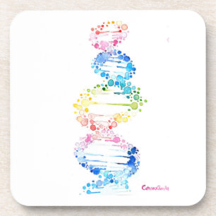 Porta-copo DNA arco-íris