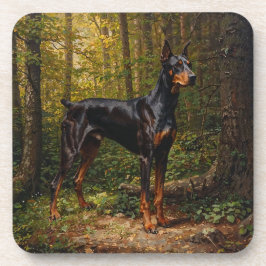 Porta-copo Doberman Pinscher