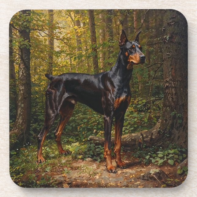 Porta-copo Doberman Pinscher (Frente)