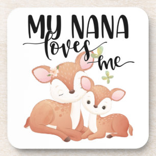 Porta-copo Doe and Fawn Minha Nana me ama