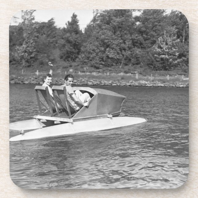 Porta-copo Dois homens (Frente)