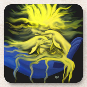 Porta-copo Dolphin Love