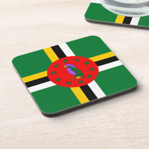Porta-copo Dominica Flag