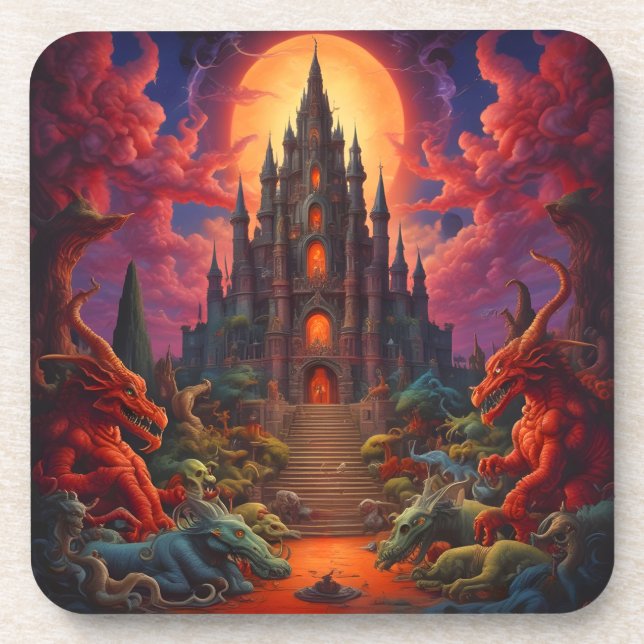 Porta-copo Double Your Dragon Fantasy Final (Frente)