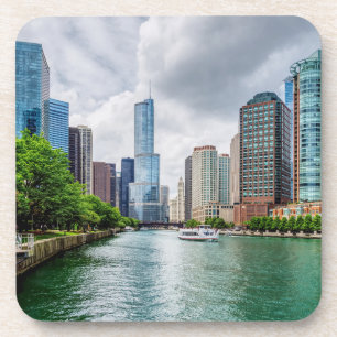 Porta-copo Down Chicago River