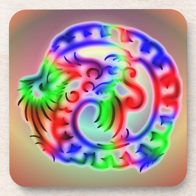 Porta-copo Dragão (Frente)