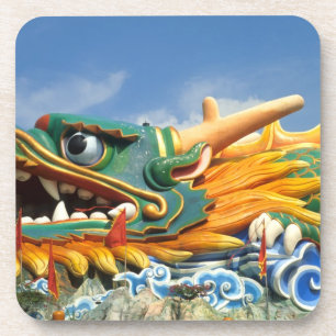 Porta-copo Dragão Famoso no Haw Par Villa em Singapura Ásia