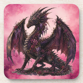 Porta-copo Dragão Flor | Dragão de Fantasia Botânica